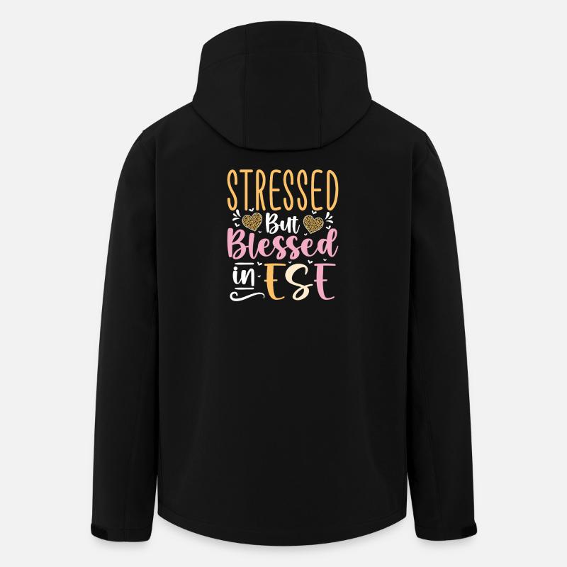 Cadeaux pour les enseignants ESE - Veste softshell homme en polyester recyclé Stanley/Stella - noir