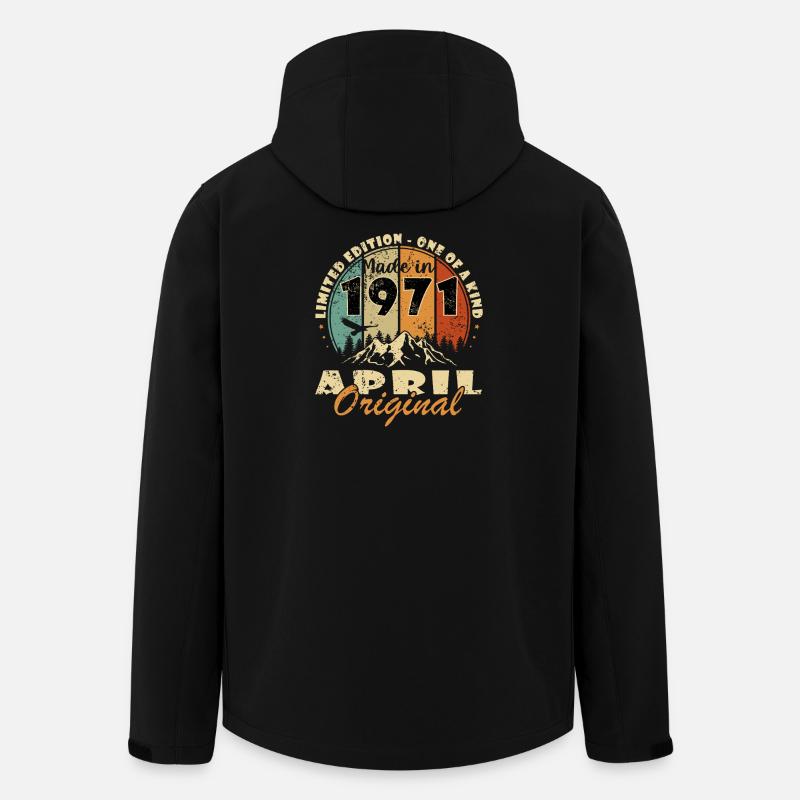 1971 Alpen Edition Original - Men’s Recycled Softshell Jacket by Stanley/Stella - black