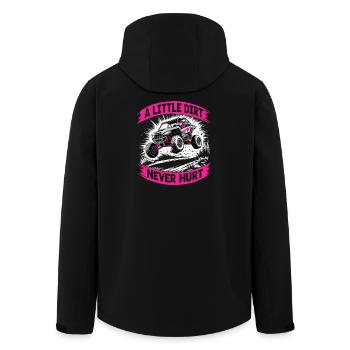 UTV Off Road Girl Woman 4 Wheeler Side by side - Recycelte Männer Softshell-Jacke von Stanley/Stella - Schwarz - Hinten - AI Model Male 185 light (185cm)