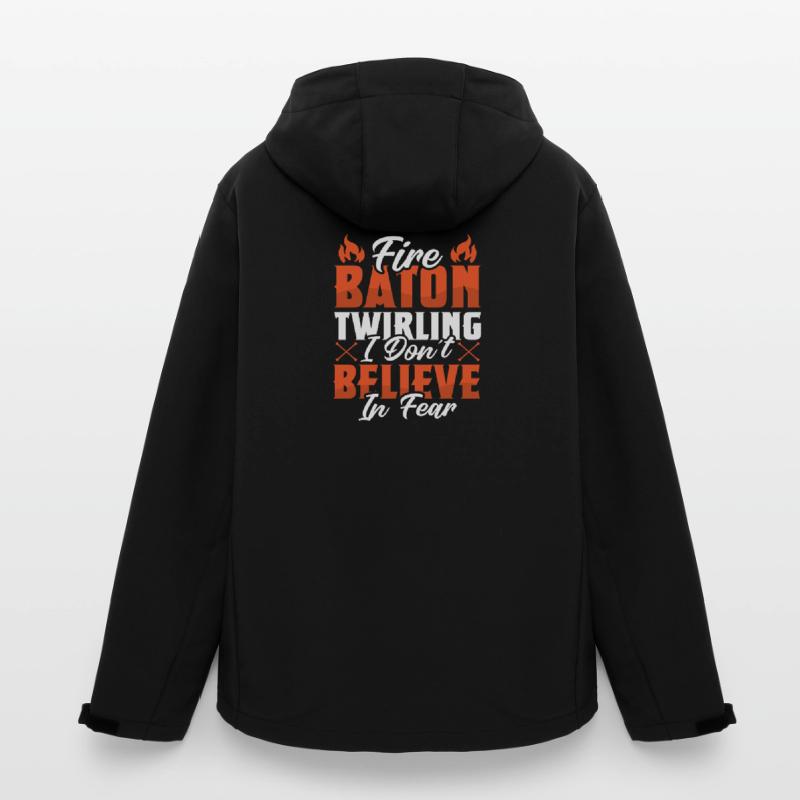 Dancing Vortex Dance School Fire Stick Dancer Men’s Recycled Softshell Jacket by Stanley/Stella