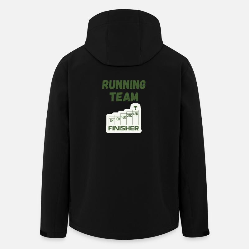 Running Team - Recycelte Männer Softshell-Jacke von Stanley/Stella - Schwarz