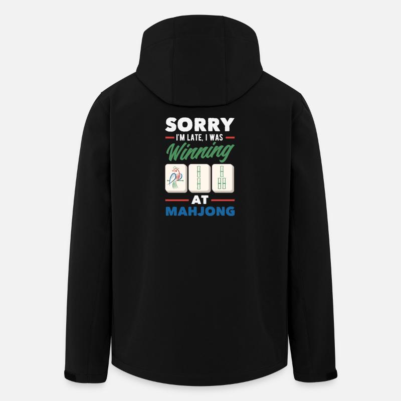 It's Mahjong Time - Men’s Recycled Softshell Jacket by Stanley/Stella - black