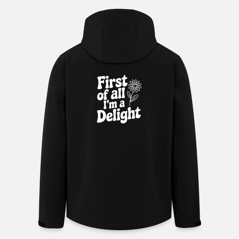 Zunächst einmal bin ich eine Freude - Recycelte Männer Softshell-Jacke von Stanley/Stella - Schwarz