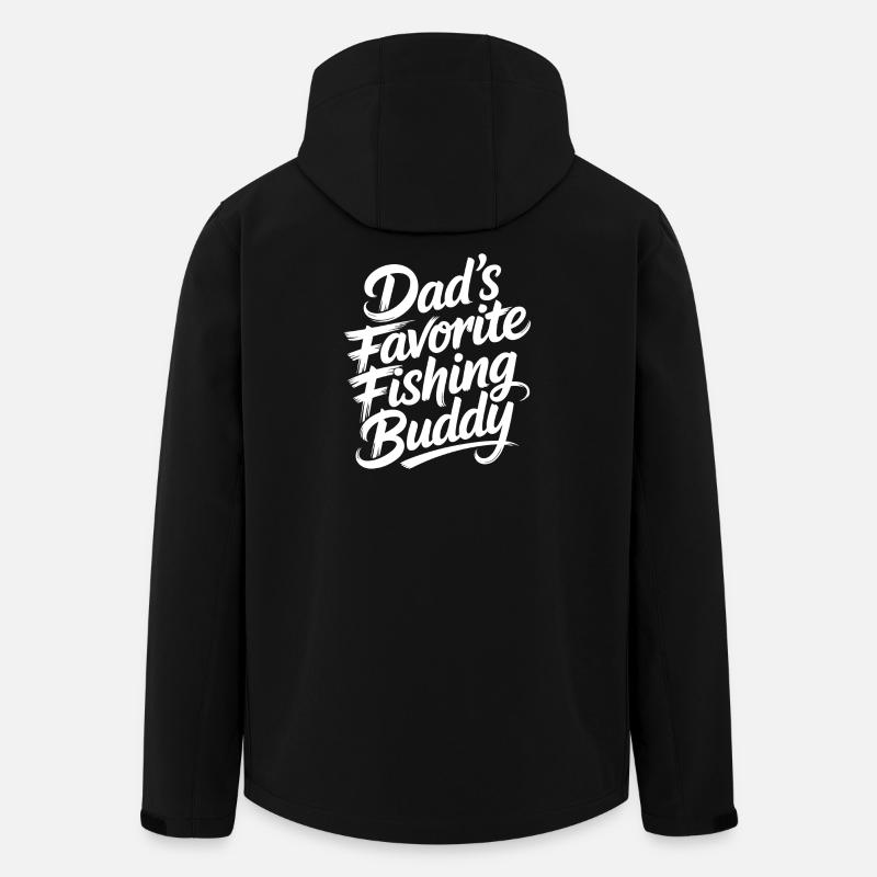 Papas Lieblingsangelfreund - Recycelte Männer Softshell-Jacke von Stanley/Stella - Schwarz