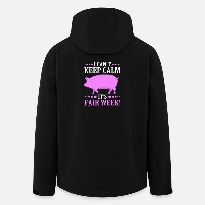 Éleveurs d’élevage Bétail - Veste softshell homme en polyester recyclé Stanley/Stella - noir