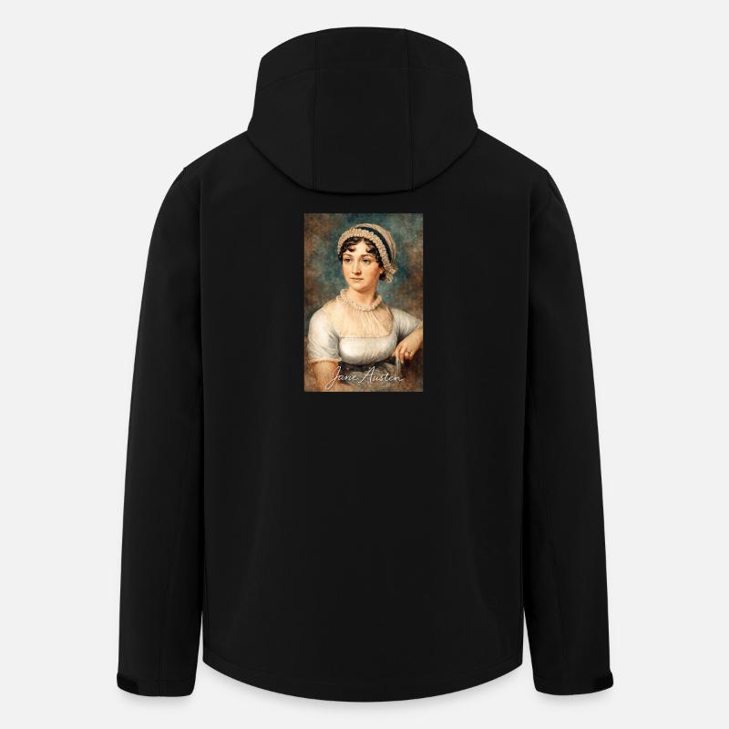 Jane Austen Porträt - Recycelte Männer Softshell-Jacke von Stanley/Stella - Schwarz