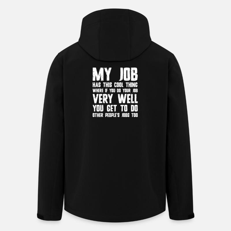 Mon travail : Prendre d’autres tâches - Veste softshell homme en polyester recyclé Stanley/Stella - noir