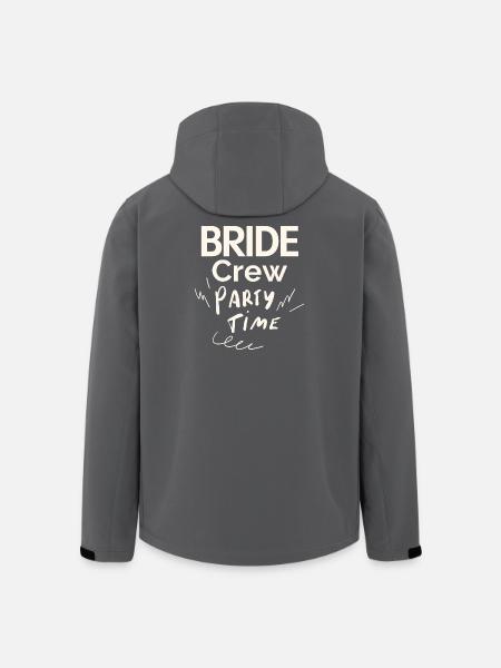 Bride Crew - Men’s Recycled Softshell Jacket by Stanley/Stella - black