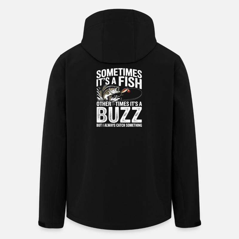 A volte è una tee Fish – Buzz Motiv - Giacca softshell riciclata Uomo Stanley/Stella Discoverer - nero