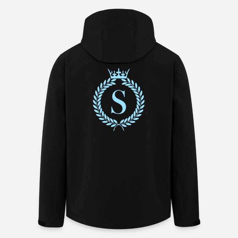 S_wappen- - Recycelte Männer Softshell-Jacke von Stanley/Stella - Schwarz
