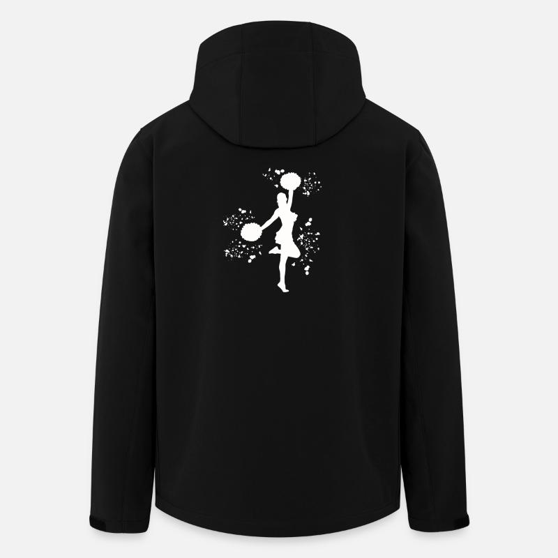Cheerleader Cheer Mom Cheerleading - Men’s Recycled Softshell Jacket by Stanley/Stella - black
