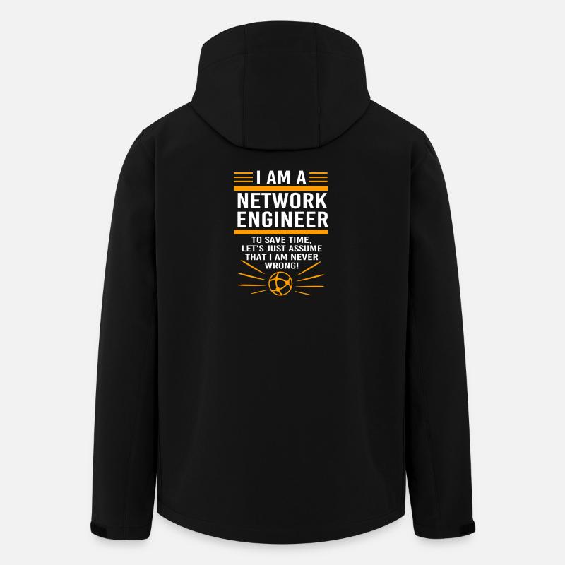 Informaticien en réseau, programmeur, administrateur - Veste softshell homme en polyester recyclé Stanley/Stella - noir