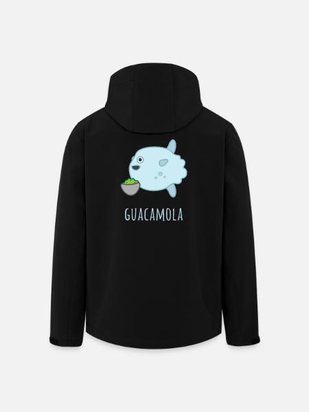 Mola Mola Guacamola - Recycelte Männer Softshell-Jacke von Stanley/Stella - Schwarz