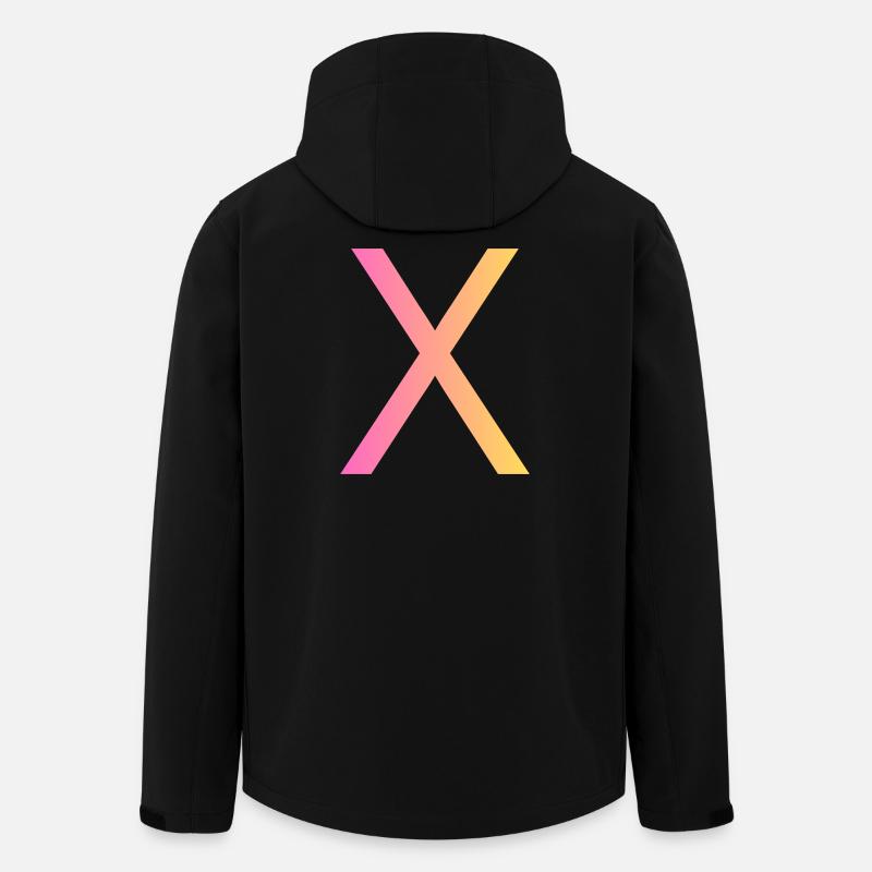 X - Recycelte Männer Softshell-Jacke von Stanley/Stella - Schwarz