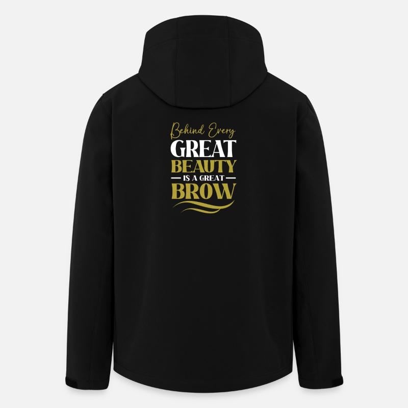 Esthéticienne maquillage microblading - Veste softshell homme en polyester recyclé Stanley/Stella - noir