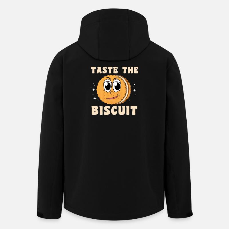 Goûte au biscuit Personnage - Veste softshell homme en polyester recyclé Stanley/Stella - noir