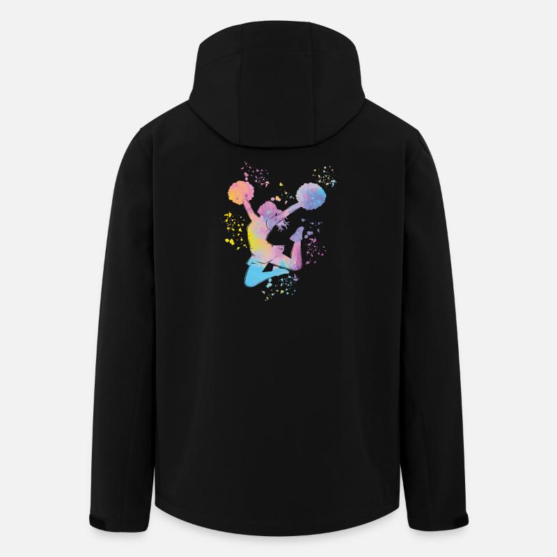 Cheerleader Cheer Mom Cheerleading - Recycelte Männer Softshell-Jacke von Stanley/Stella - Schwarz