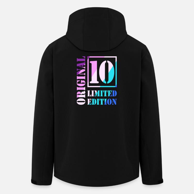 10th Birthday Boy Girl 10 Limited Edition - Stanley/Stella herre softshelljakke i genanvendt polyester - sort