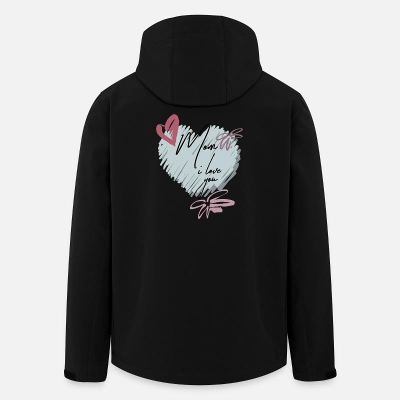  Mutterliebe - Recycelte Männer Softshell-Jacke von Stanley/Stella - Schwarz