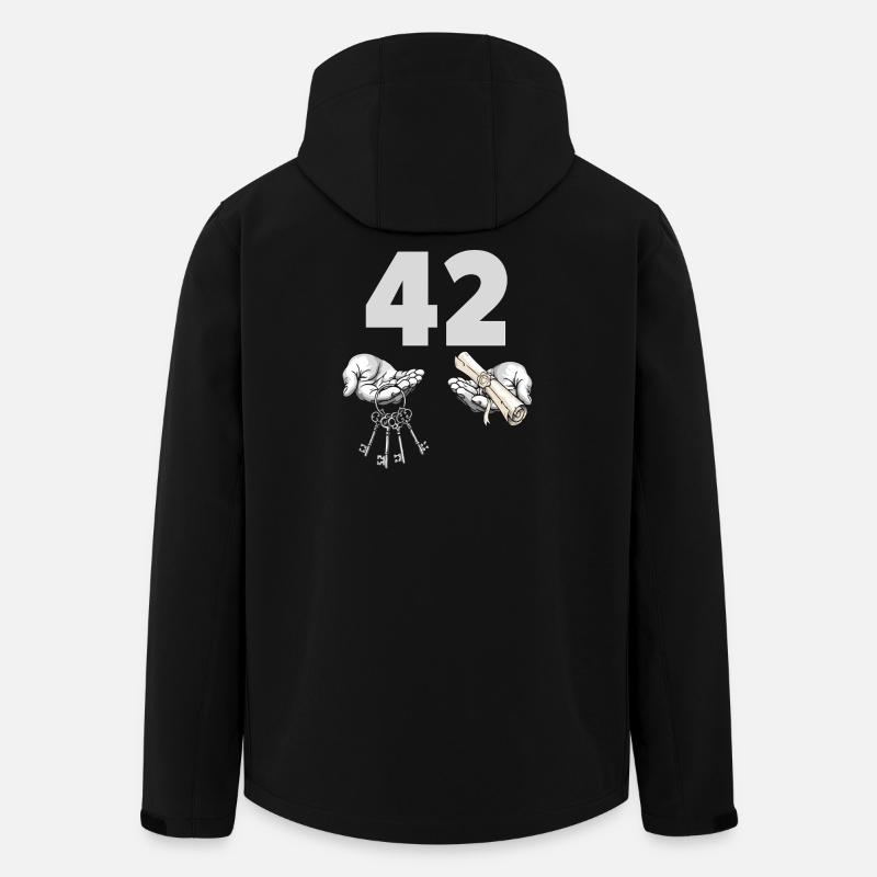 Quarante-deux clés et rouleau - Veste softshell homme en polyester recyclé Stanley/Stella - noir