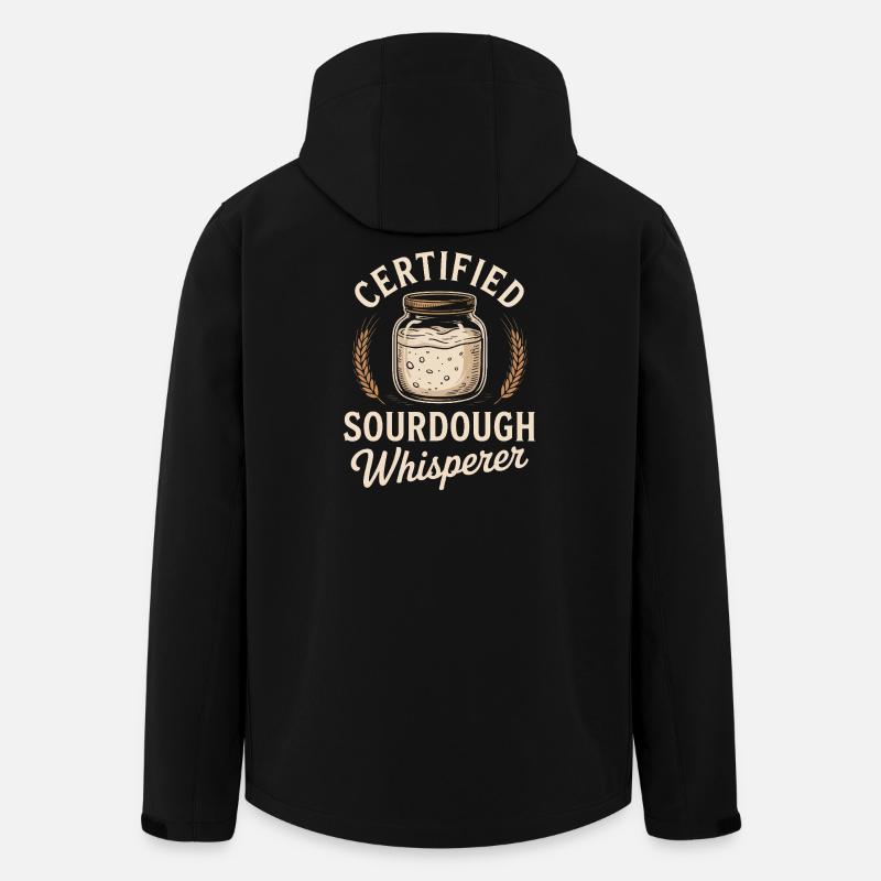 Chuchoteur certifié de levain - Veste softshell homme en polyester recyclé Stanley/Stella - noir