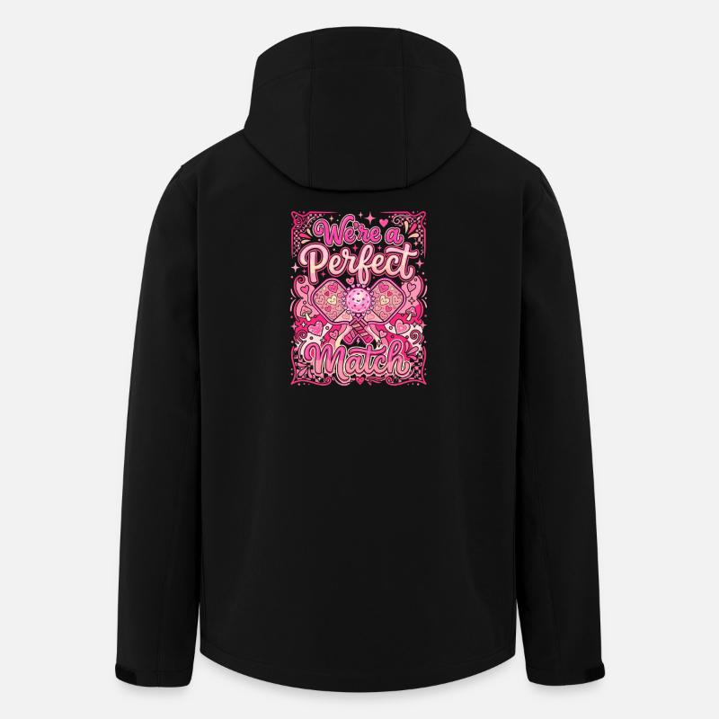 Cœur brisé de Match Parfait - Veste softshell homme en polyester recyclé Stanley/Stella - noir