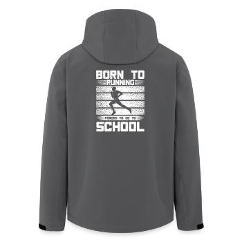 Marathonien né du don de la course - Veste softshell homme en polyester recyclé Stanley/Stella - noir - Dos - AI Model Male 185 light (185cm)