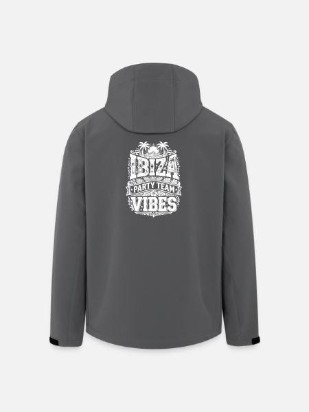 Ibiza Party Vibes - Men’s Recycled Softshell Jacket by Stanley/Stella - black
