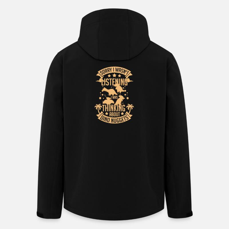 Dino Nugget Daydreams - Men’s Recycled Softshell Jacket by Stanley/Stella - black
