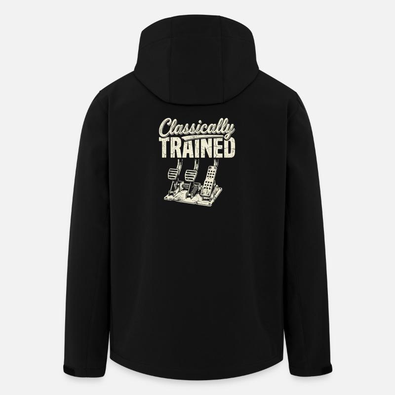 Classically Trained Pedals - Recycelte Männer Softshell-Jacke von Stanley/Stella - Schwarz