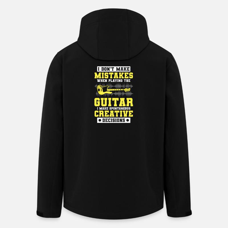 Guitar Creative Decisions Tee - Men’s Recycled Softshell Jacket by Stanley/Stella - black
