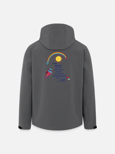 Schulkind  - Recycelte Männer Softshell-Jacke von Stanley/Stella - Schwarz