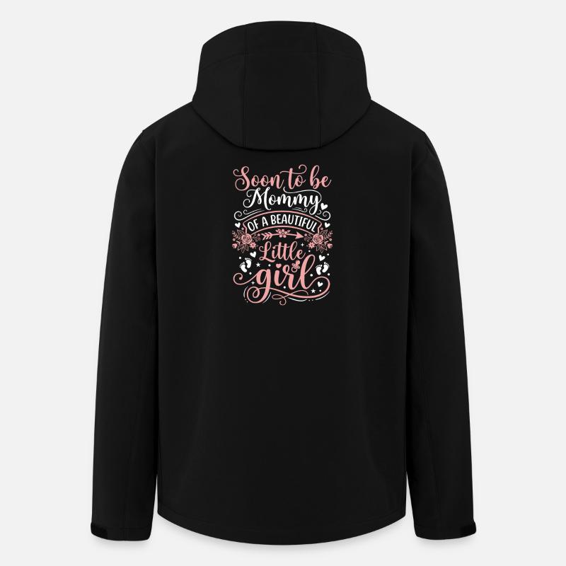 Future maman : Petite princesse - Veste softshell homme en polyester recyclé Stanley/Stella - noir