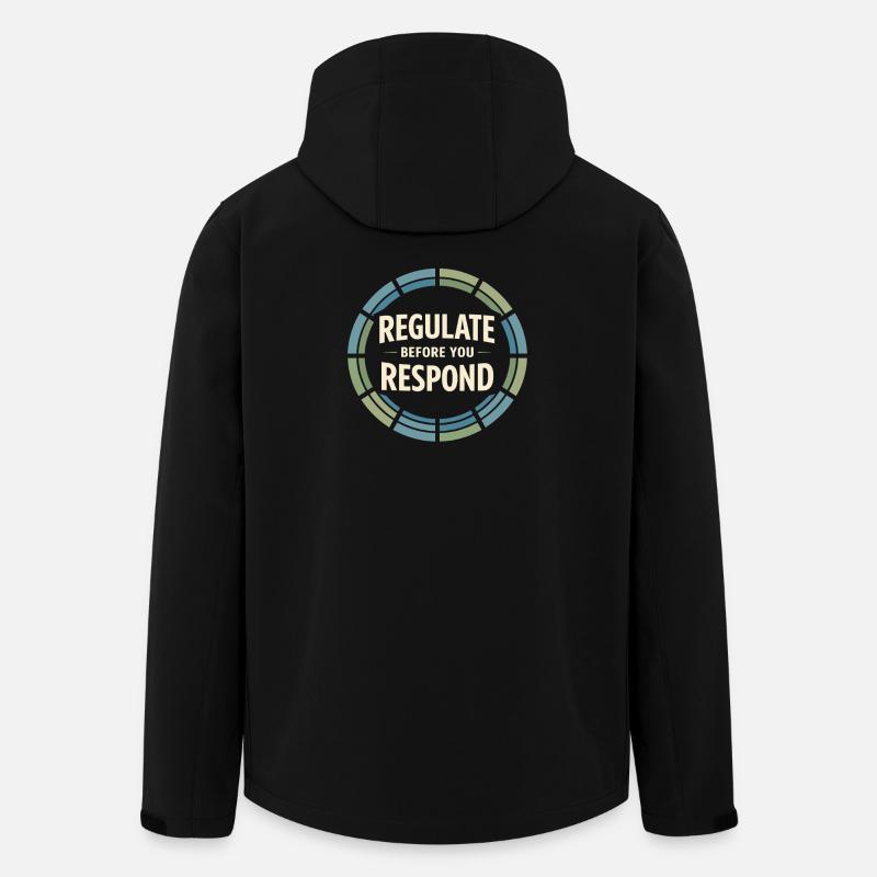 Somatic Healing Somatic Therapy - Men’s Recycled Softshell Jacket by Stanley/Stella - black