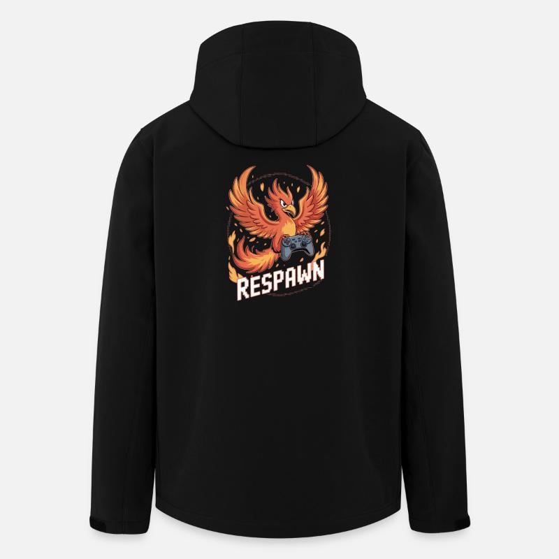 Phoenix Controller Respawn - Men’s Recycled Softshell Jacket by Stanley/Stella - black