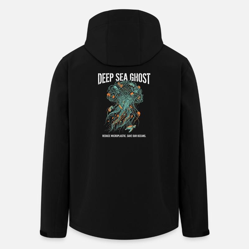 Deep Sea Plastic - Recycelte Männer Softshell-Jacke von Stanley/Stella - Schwarz