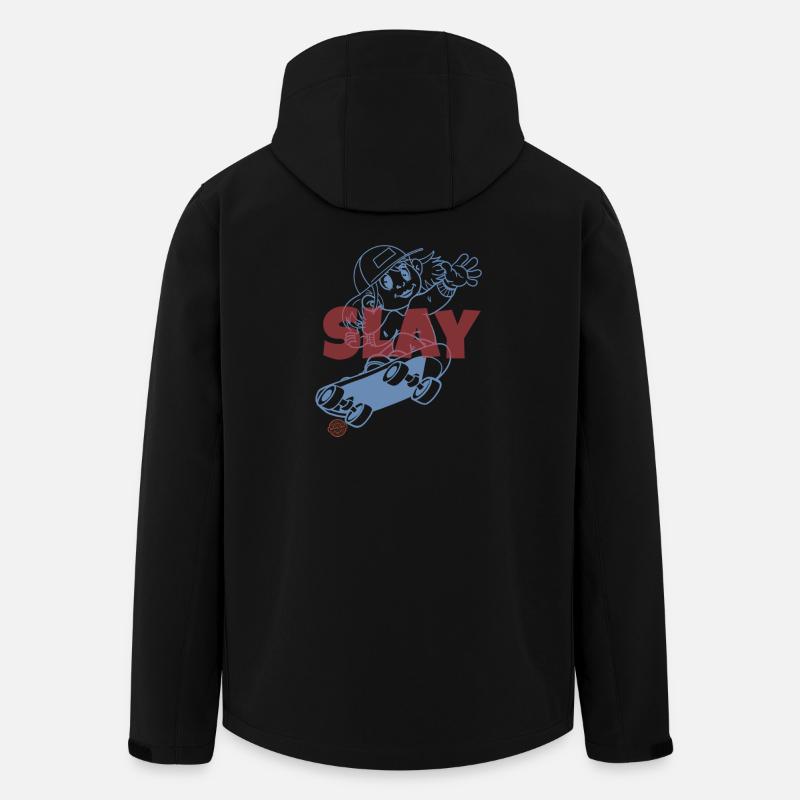 Slay Skateboard  - Recycelte Männer Softshell-Jacke von Stanley/Stella - Schwarz