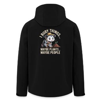 Objets enfouis : Plantes ou Personnes - Veste softshell homme en polyester recyclé Stanley/Stella - noir - Dos - AI Model Male 185 light (185cm)