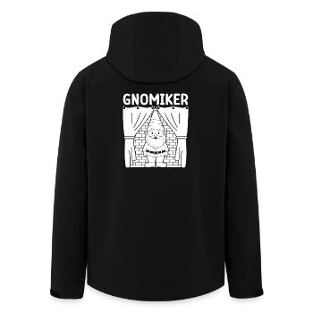 Zwergen Motiv Gnomiker Zwerg - Recycelte Männer Softshell-Jacke von Stanley/Stella - Schwarz - Hinten - AI Model Male 185 light (185cm)