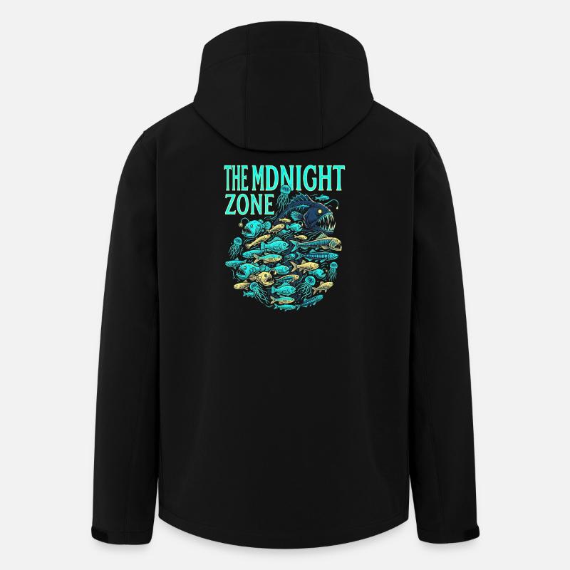 Midnight Pacific - Recycelte Männer Softshell-Jacke von Stanley/Stella - Schwarz
