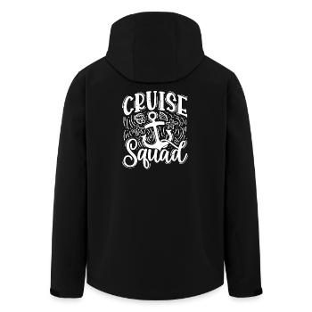 Escouade de croisière - Veste softshell homme en polyester recyclé Stanley/Stella - noir - Dos - AI Model Male 185 light (185cm)