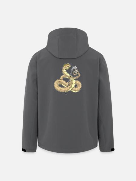 Snake Golf Golf Clubs - Men’s Recycled Softshell Jacket by Stanley/Stella - black