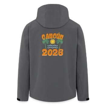 Cancún 2026 - Veste softshell homme en polyester recyclé Stanley/Stella - noir - Dos - AI Model Male 185 light (185cm)