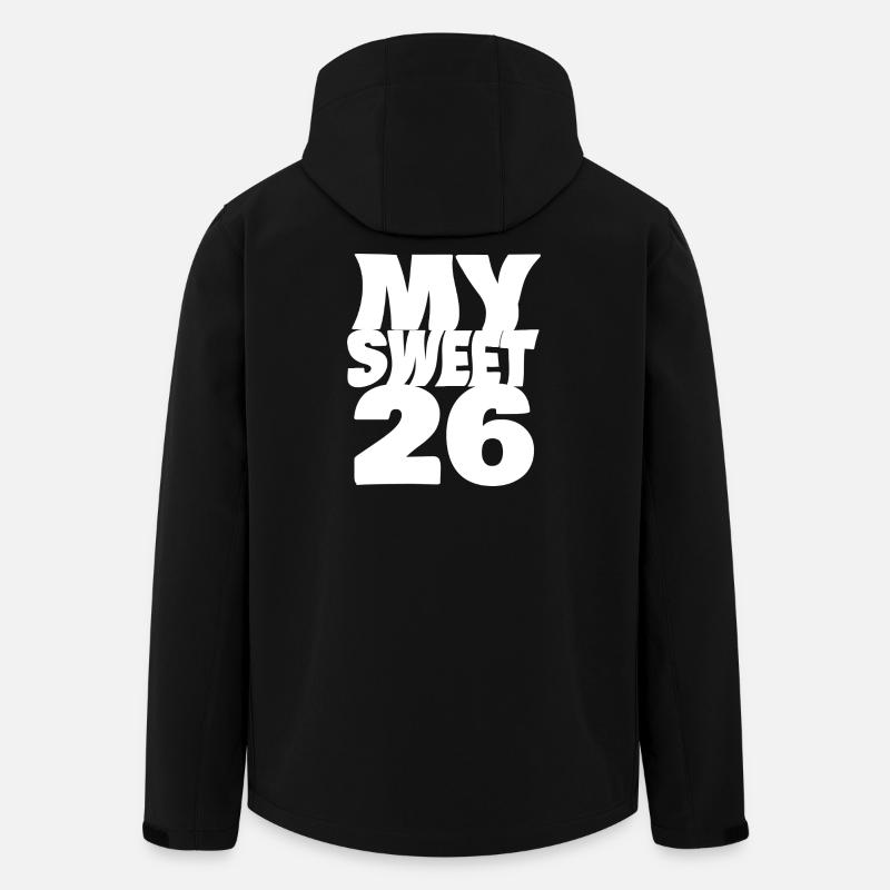 Anniversaire 26 - Veste softshell homme en polyester recyclé Stanley/Stella - noir