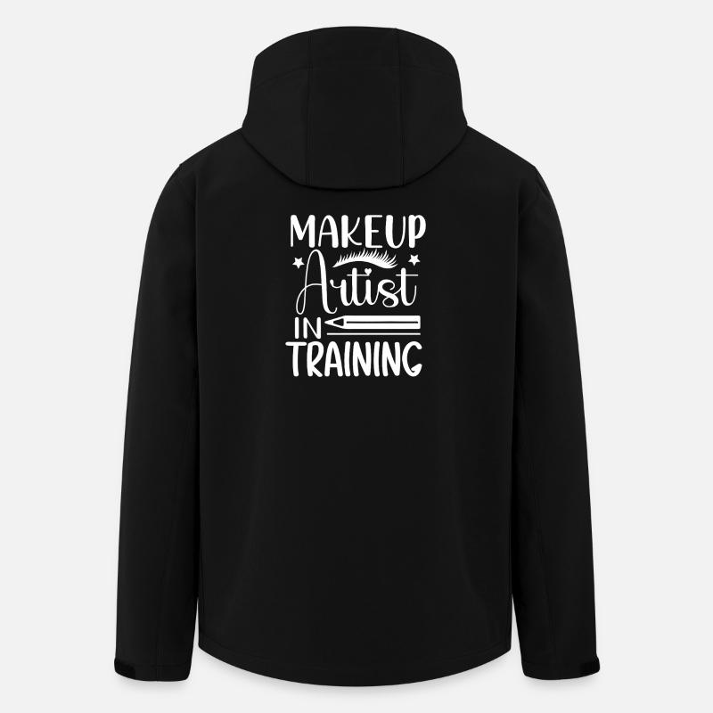 Makeup Artist in Training - Men’s Recycled Softshell Jacket by Stanley/Stella - black