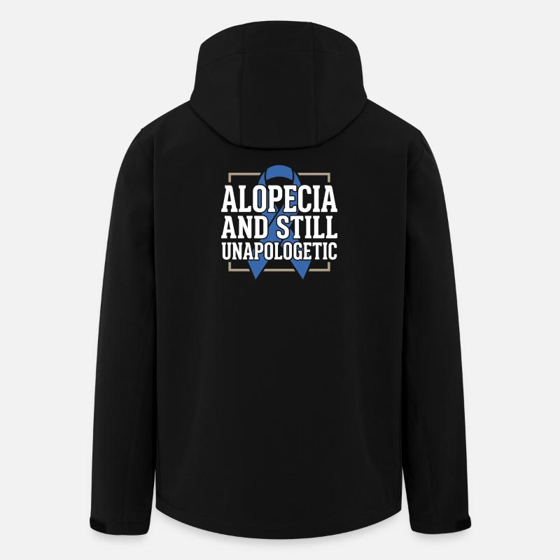 Alopezie-bewusstsein Alopecia Areata Haarausfall - Recycelte Männer Softshell-Jacke von Stanley/Stella - Schwarz