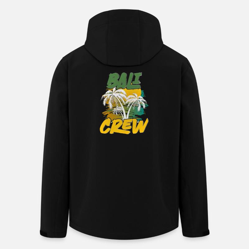 Bali Crew - Men’s Recycled Softshell Jacket by Stanley/Stella - black