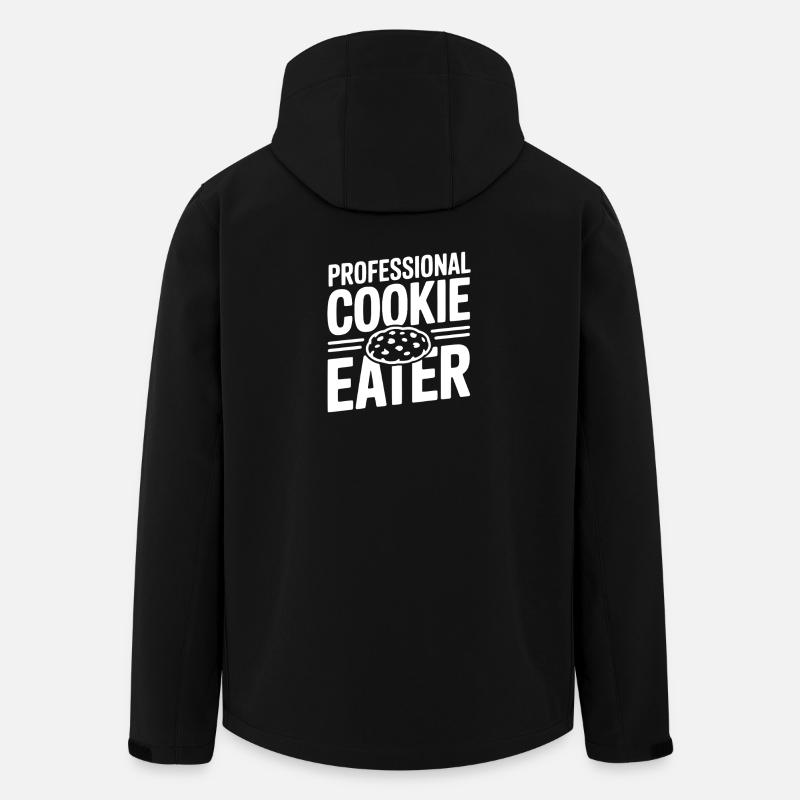 Professional Cookie Eater - Men’s Recycled Softshell Jacket by Stanley/Stella - black