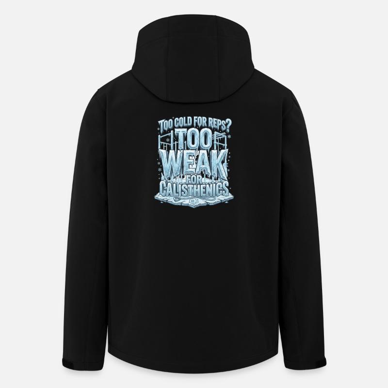 Cold Calisthenics Reps - Recycelte Männer Softshell-Jacke von Stanley/Stella - Schwarz