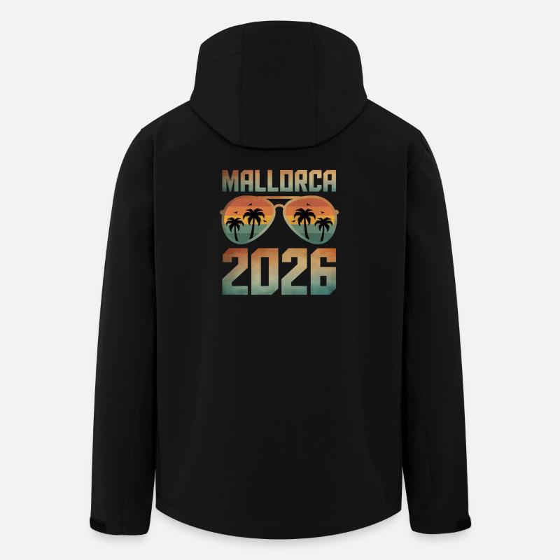 Majorque 2026 - Veste softshell homme en polyester recyclé Stanley/Stella - noir